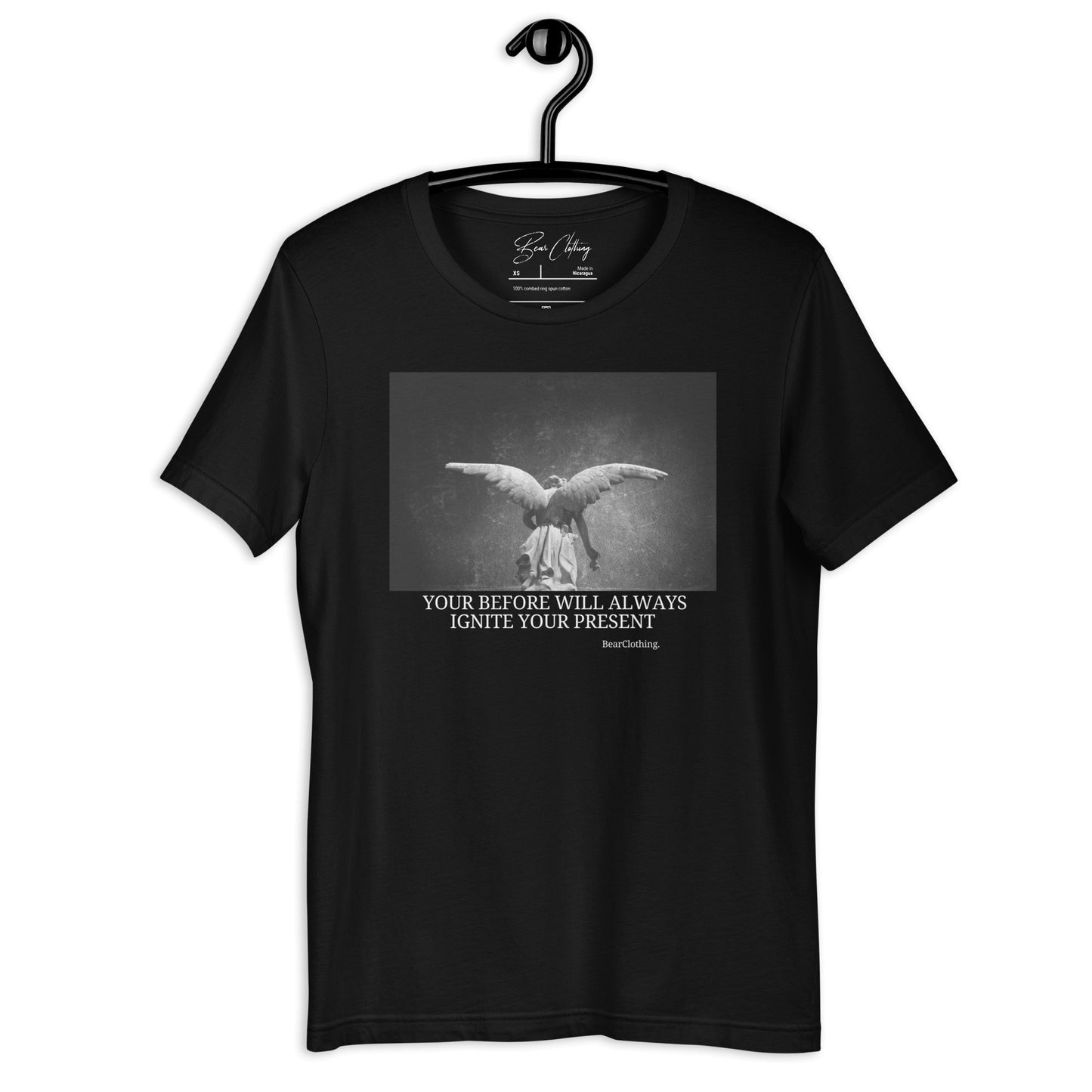 Exclusive White Print Box Angel Tee