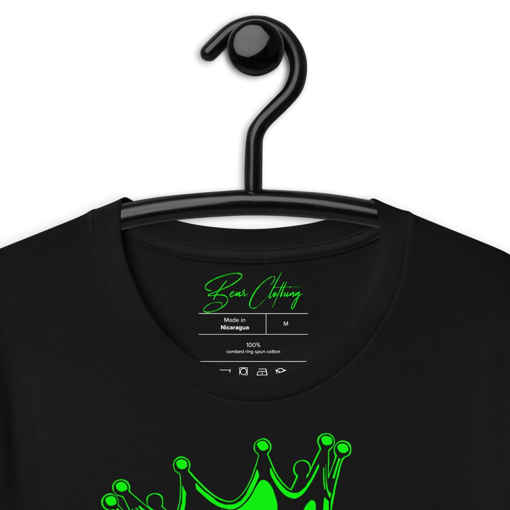 Lime Green Bear Print Short-sleeve t-shirt' - Bearclothing