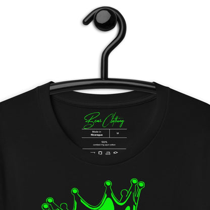 Lime Green Bear Print Short-sleeve t-shirt' - Bearclothing