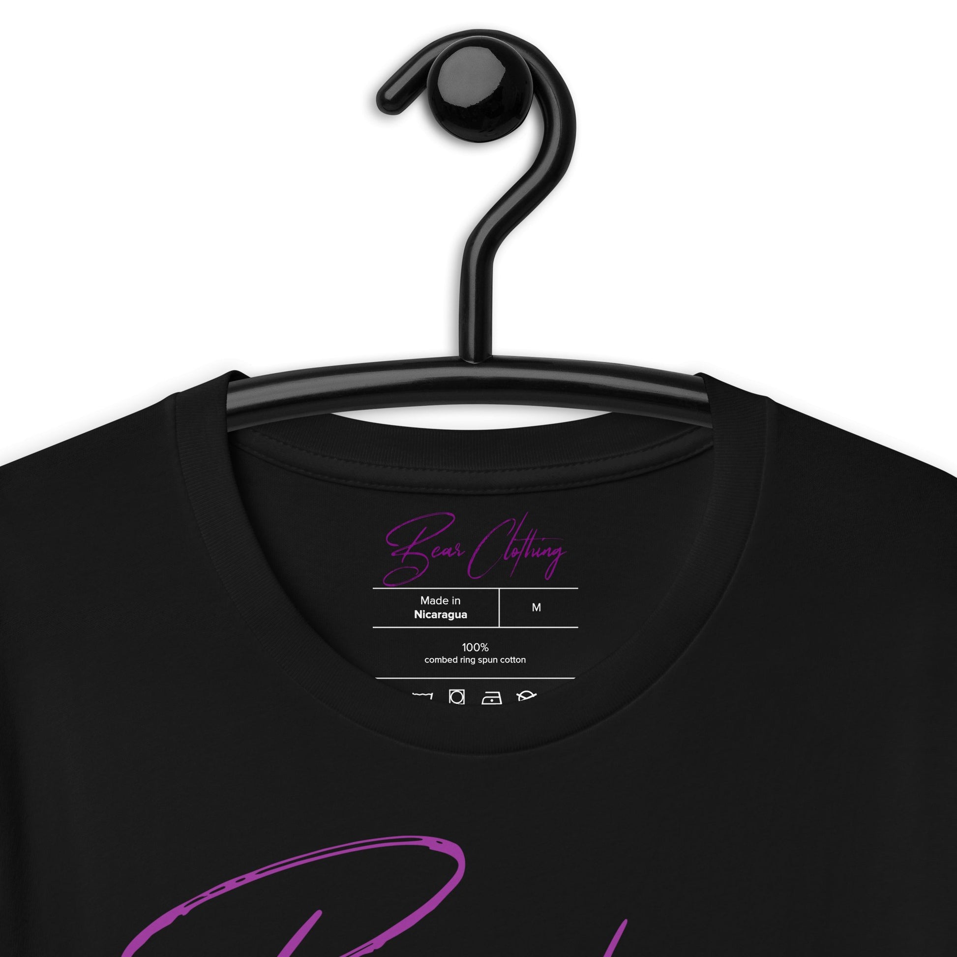 Purple Print Stronger than your excuses tee! - Bearclothing