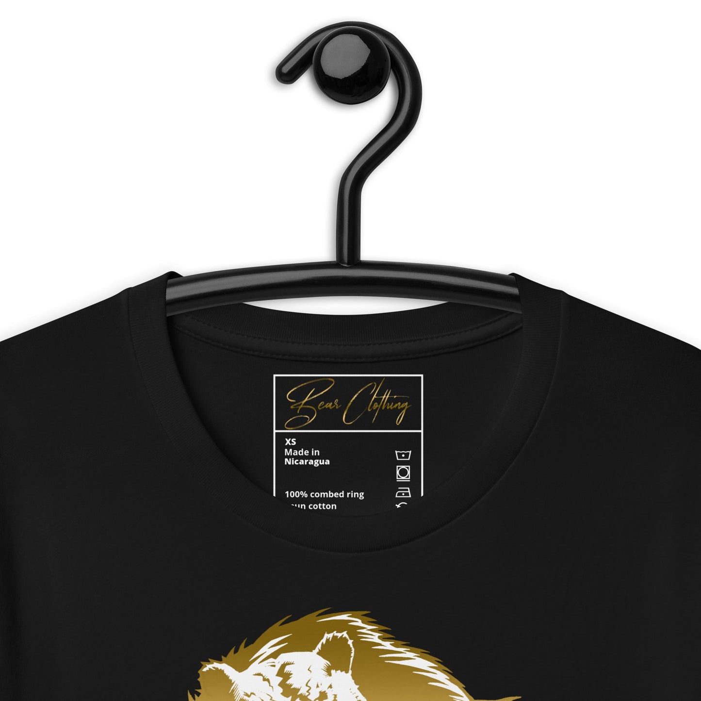 25$ Gold Print Bear Strong Men's T-Shirt