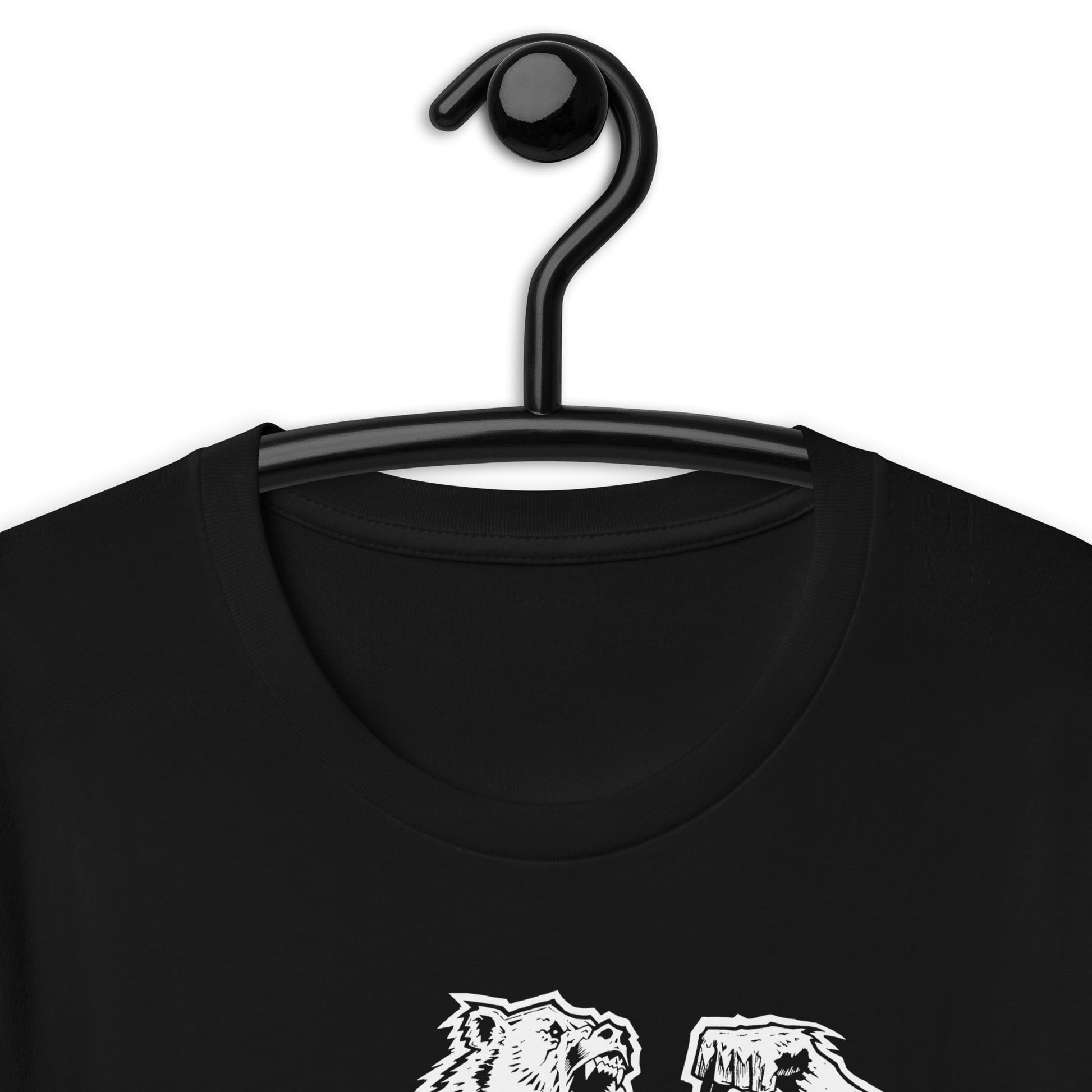 White Print Bear Strong Premium Tee' - Bearclothing