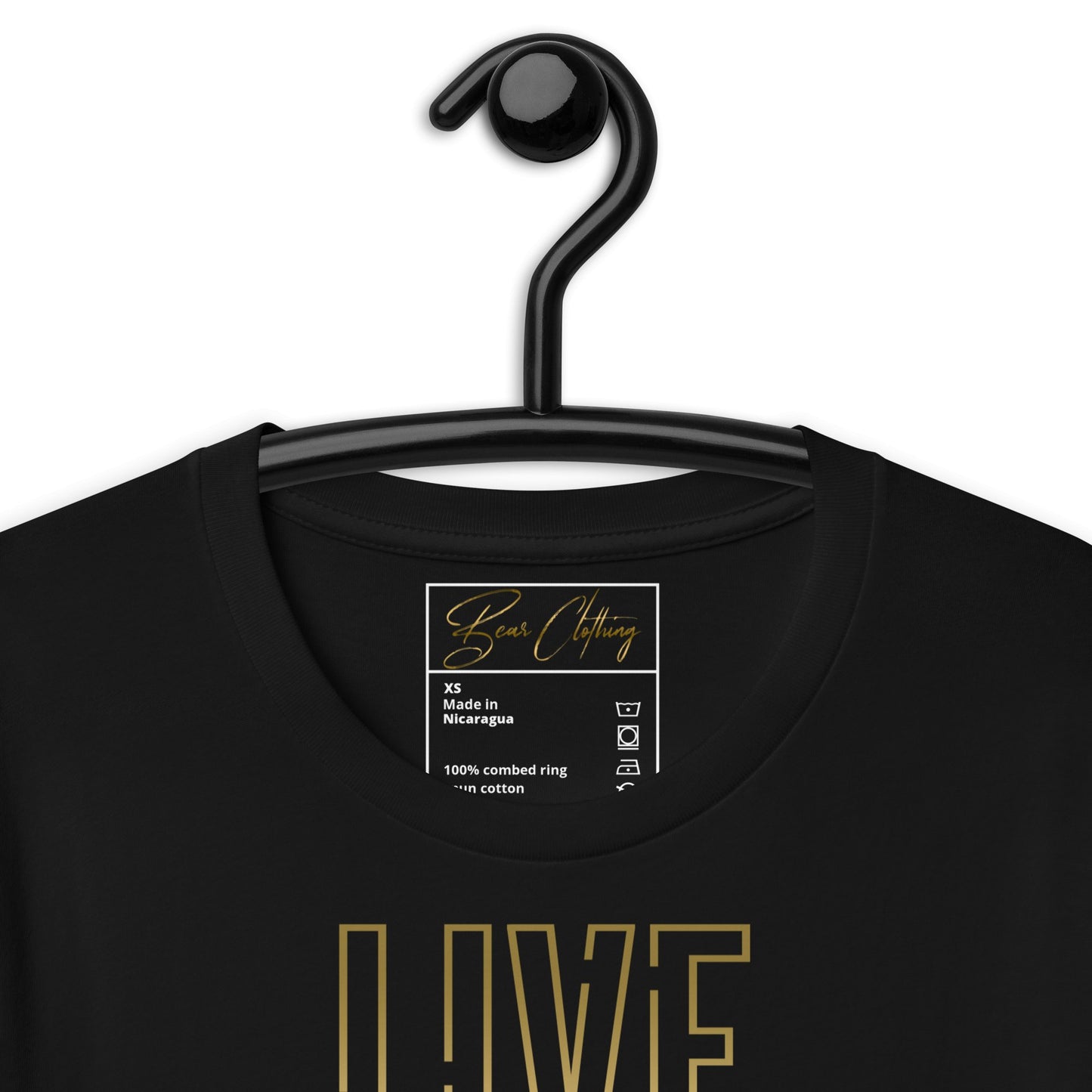 Gold Live Your Purpose Print Premium Tee Ladies