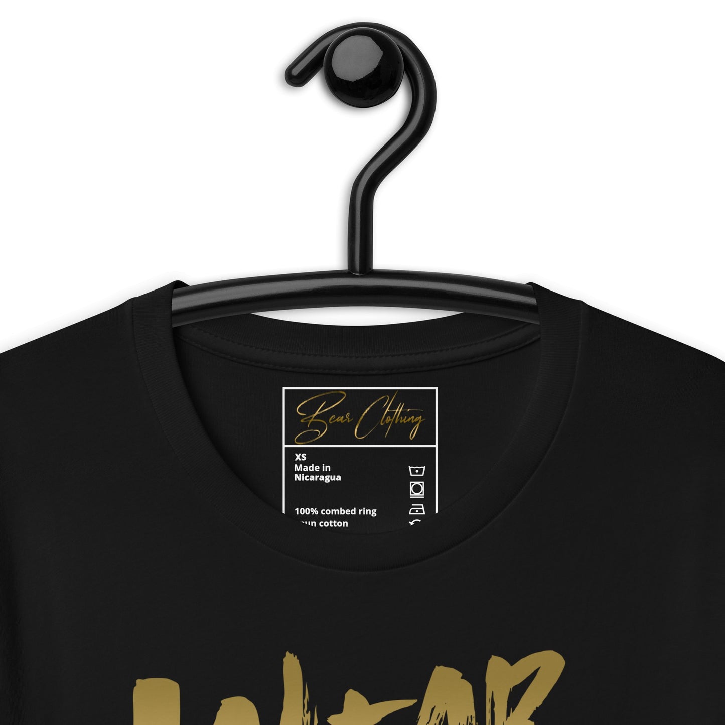 Gold Print Wear Your Worth Premium Tee - Bearclothing