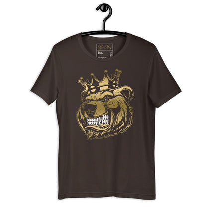 Gold Print Bear with Crown Tee