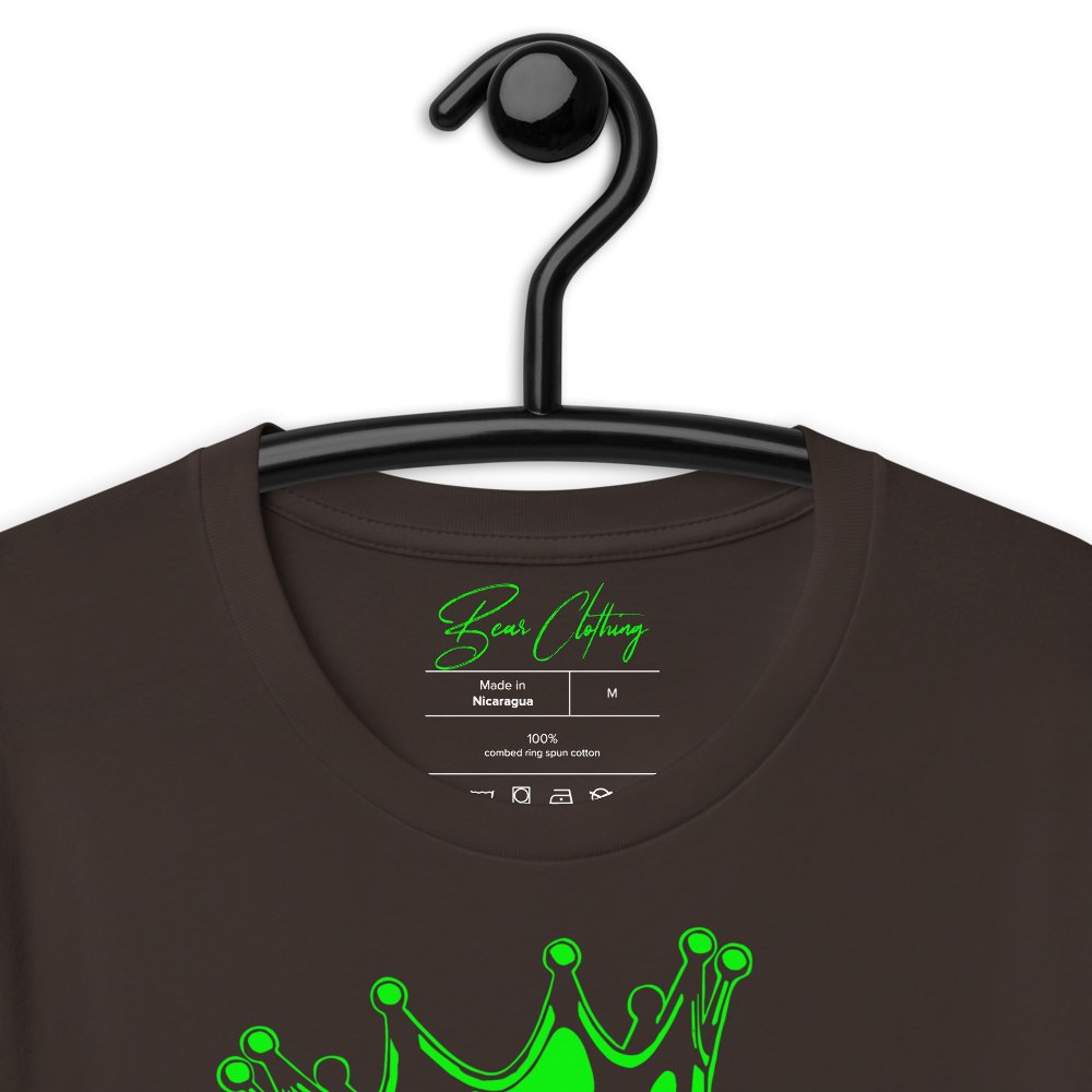 Lime Green Bear Print Short-sleeve t-shirt' - Bearclothing