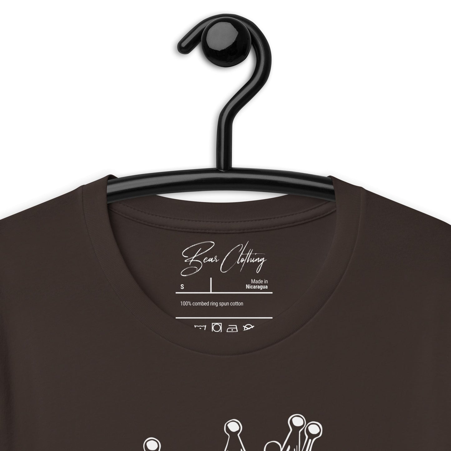 White Bear with Crown Print Tee - Bearclothing