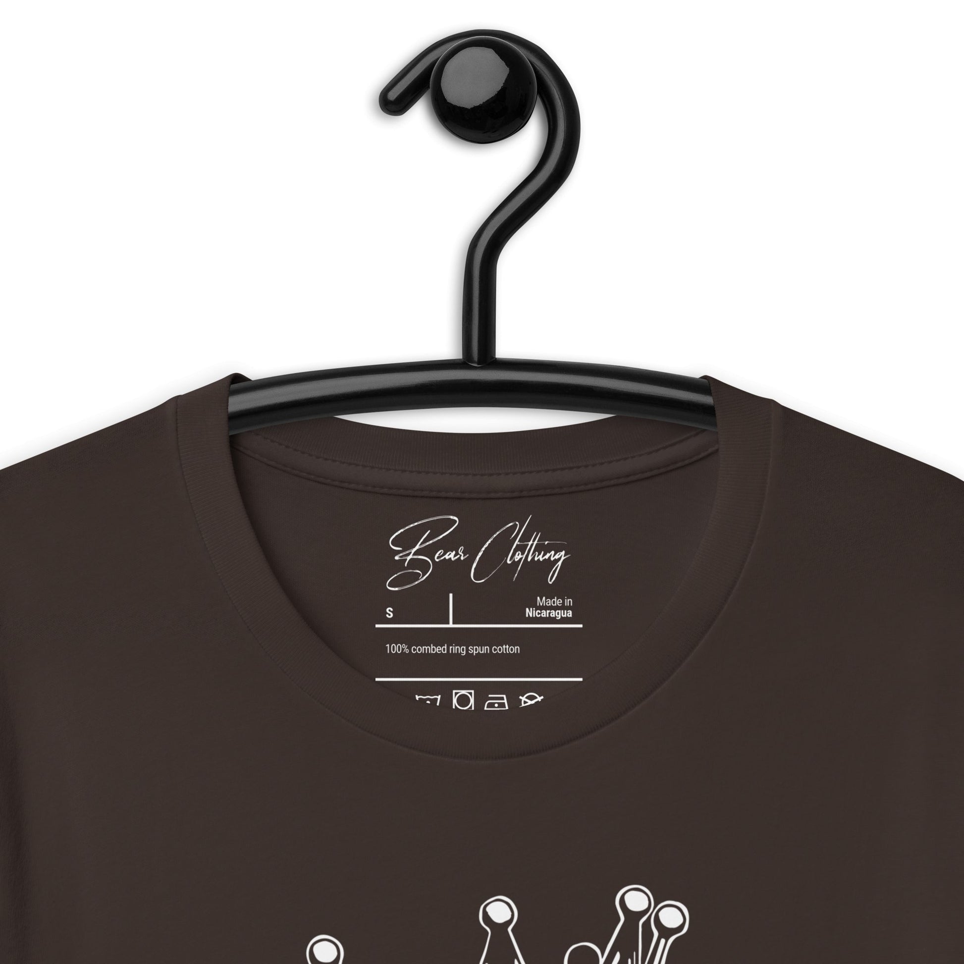White Bear with Crown Print Tee - Bearclothing