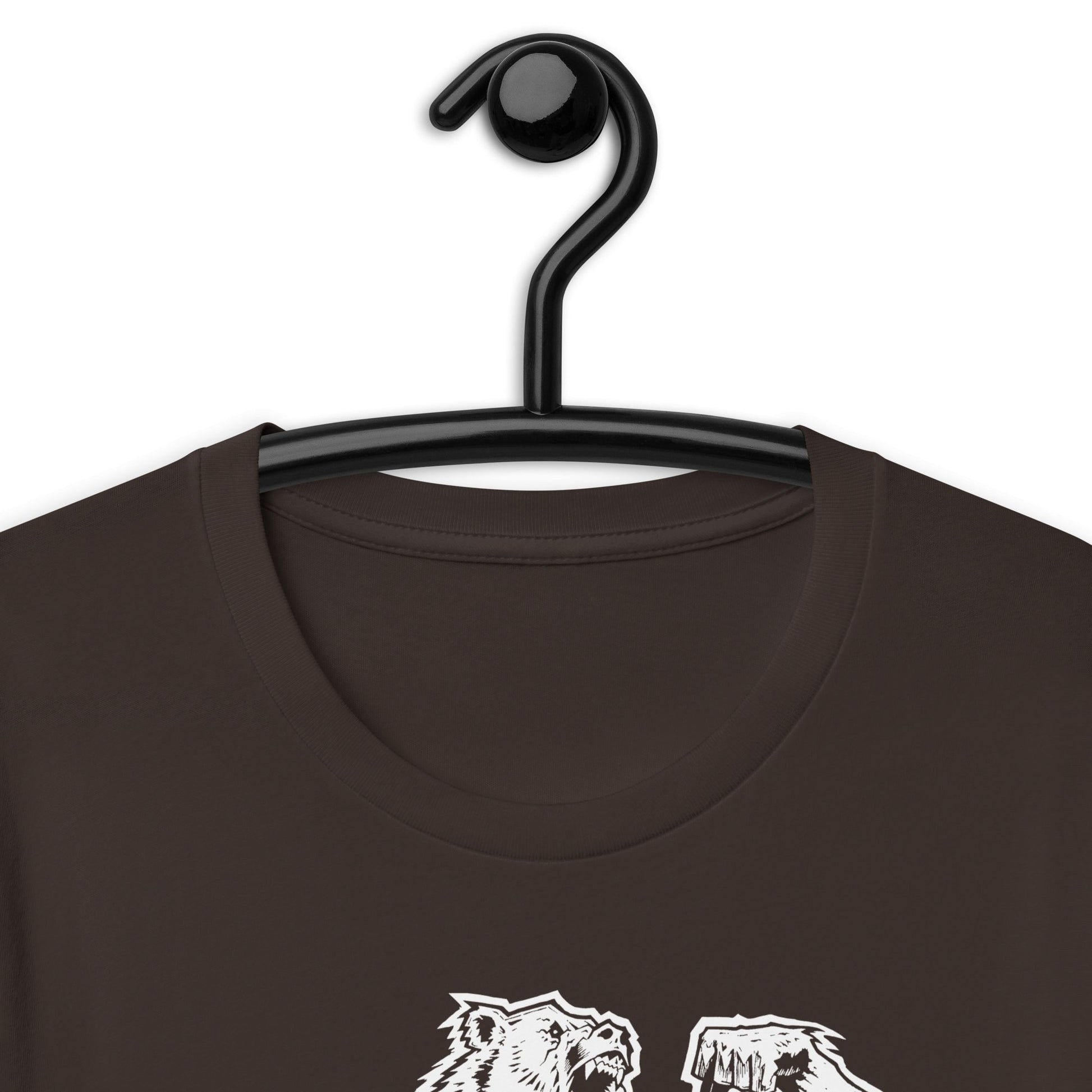 White Print Bear Strong Premium Tee' - Bearclothing