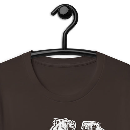 White Print Bear Strong Premium Tee' - Bearclothing