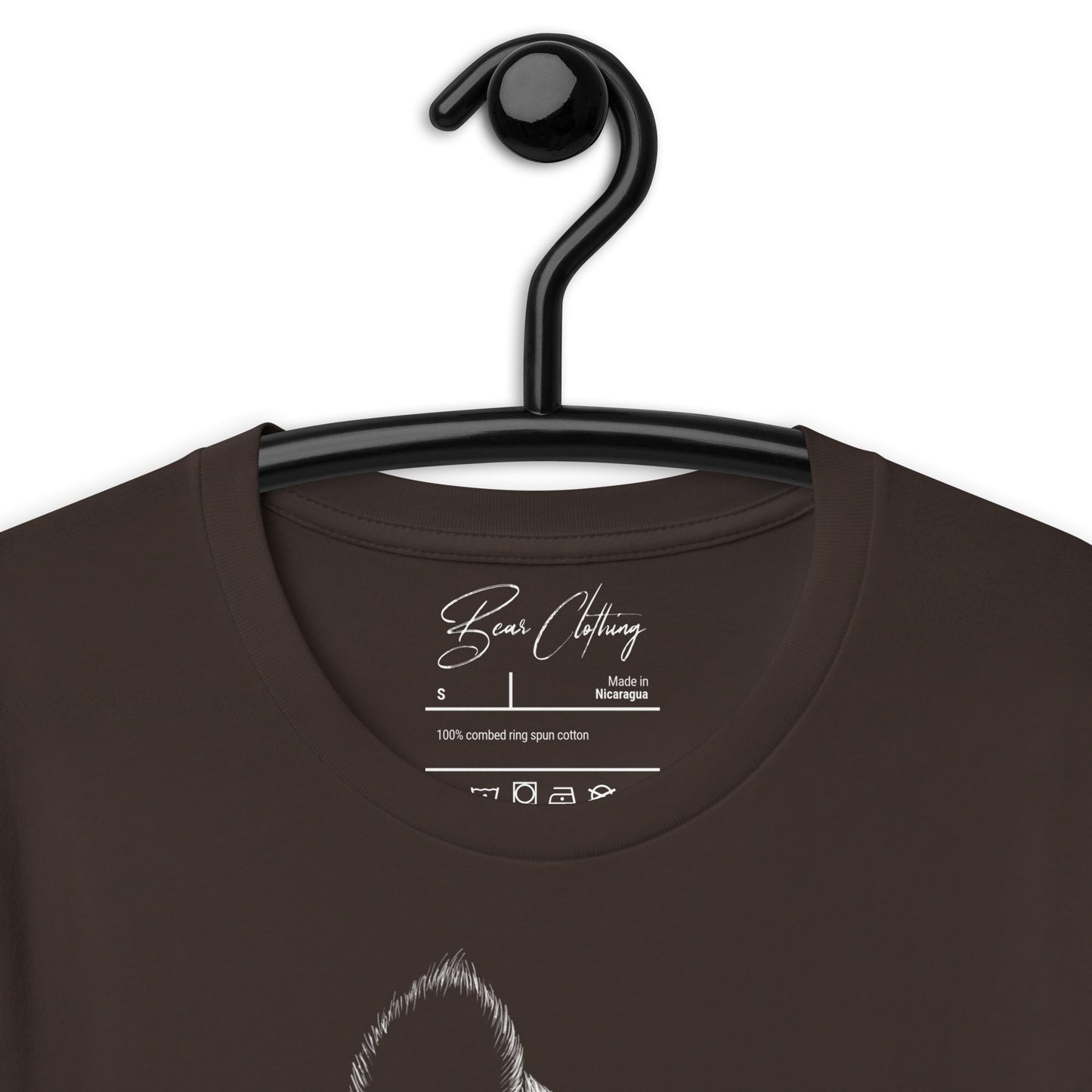 Exclusive White Print Bear Tee