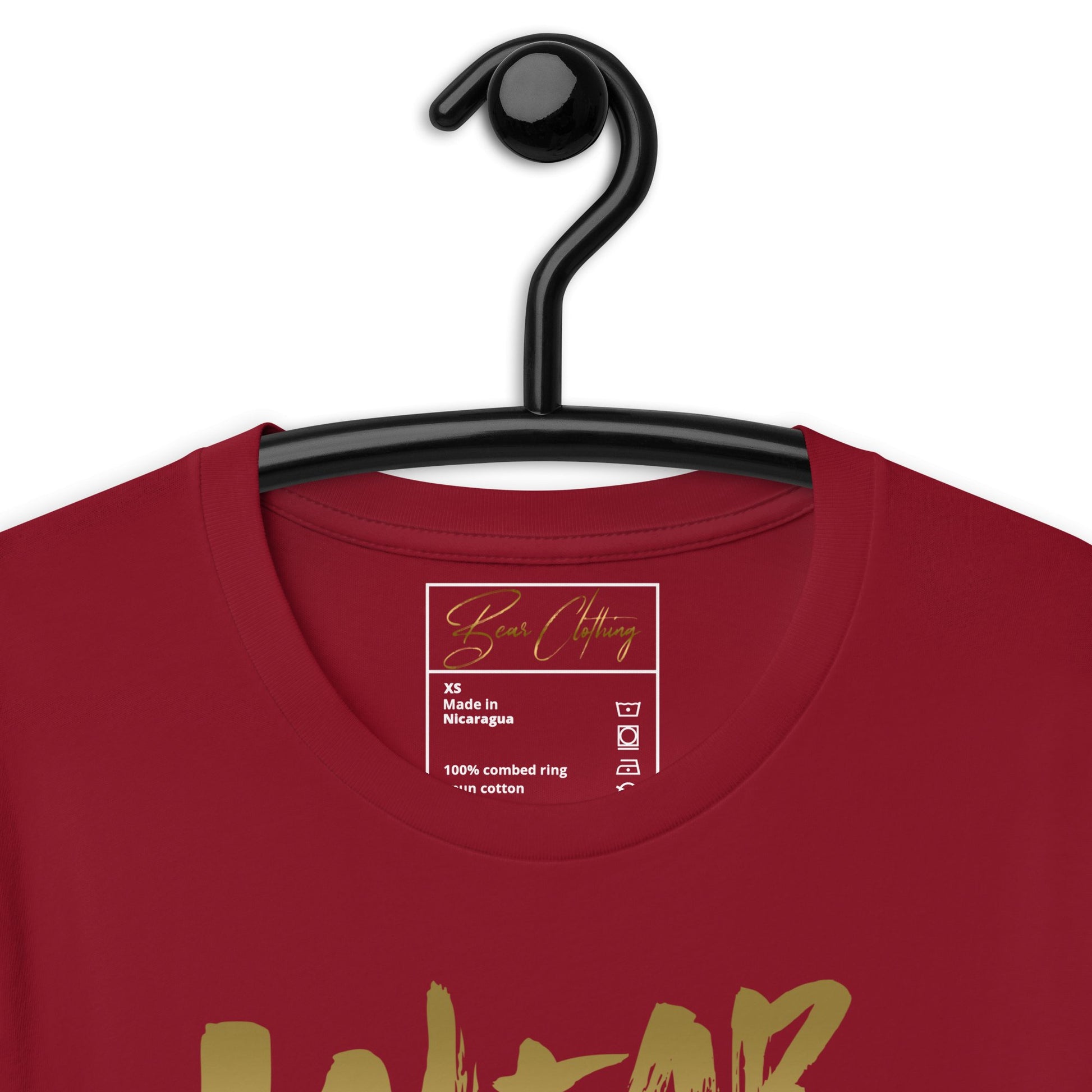 Gold Print Wear Your Worth Premium Tee - Bearclothing