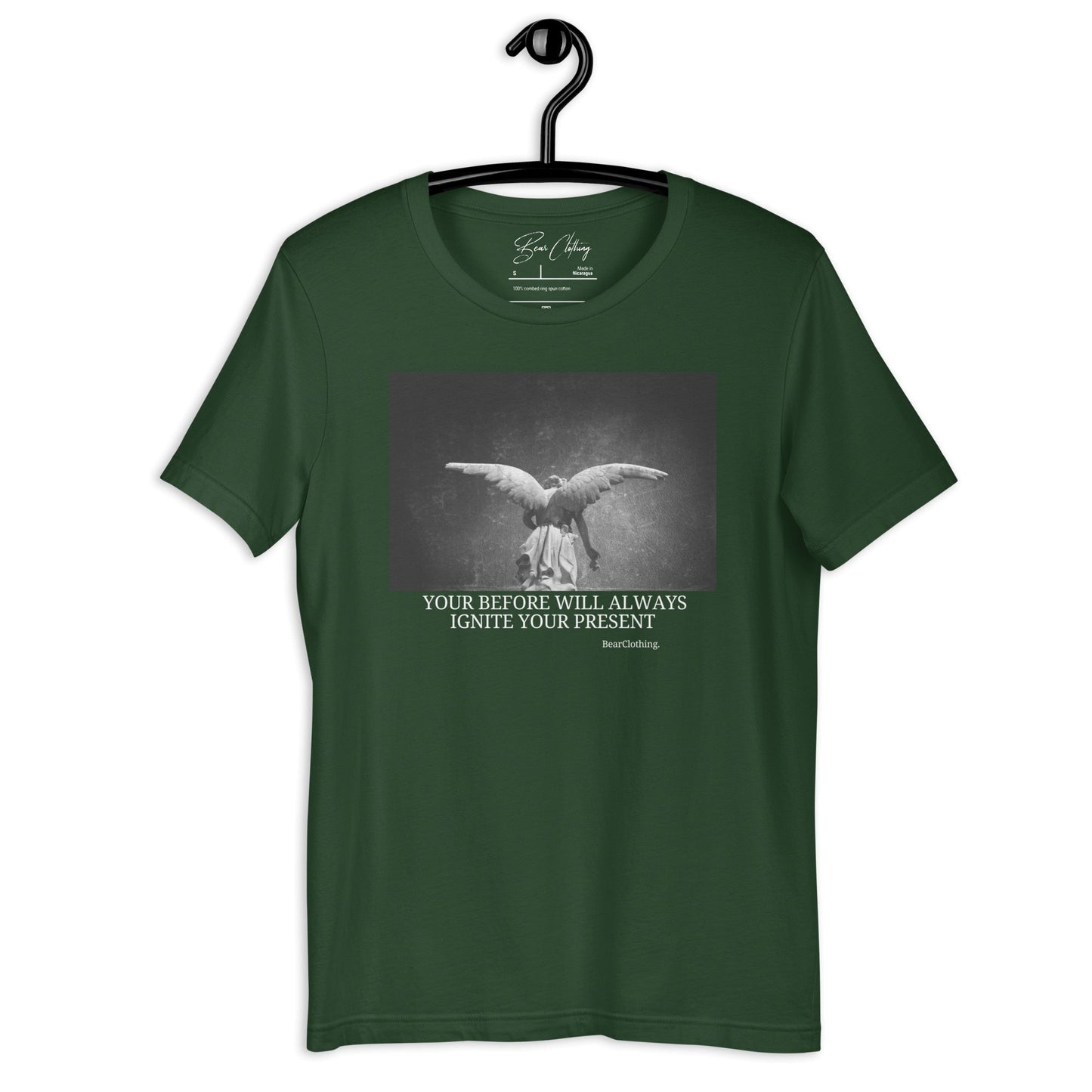 Exclusive White Print Box Angel Tee