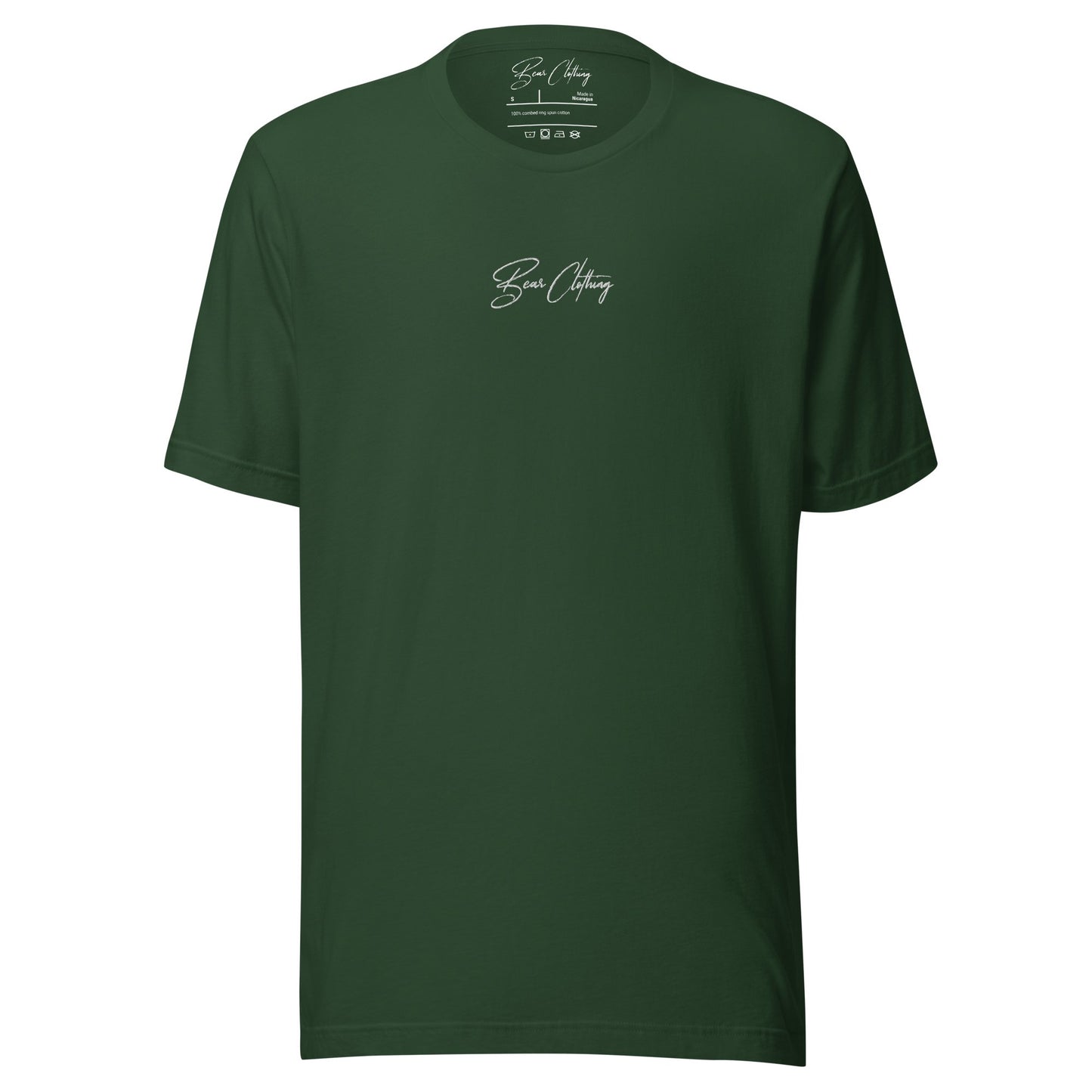 EXCLUSIVE FRONT EMBROIDERY WHITE PRINT SIGNATURE WITH BACK ANGEL TEE