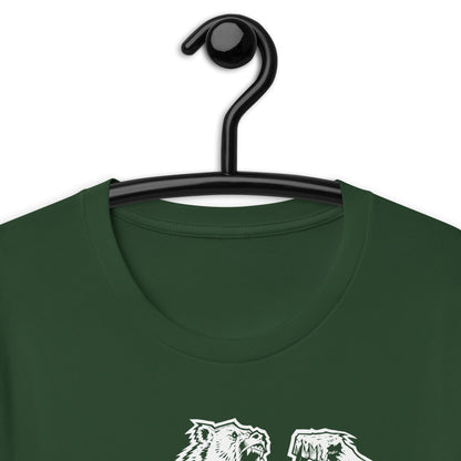 White Print Bear Strong Premium Tee' - Bearclothing