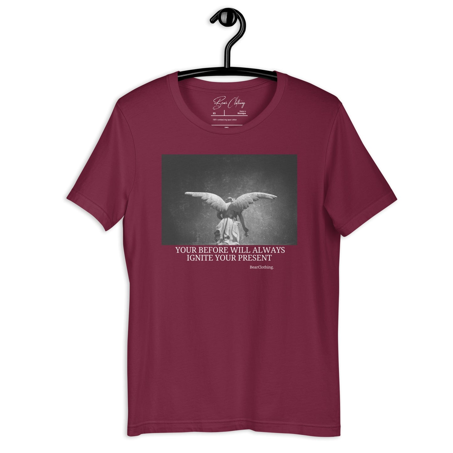 Exclusive White Print Box Angel Tee