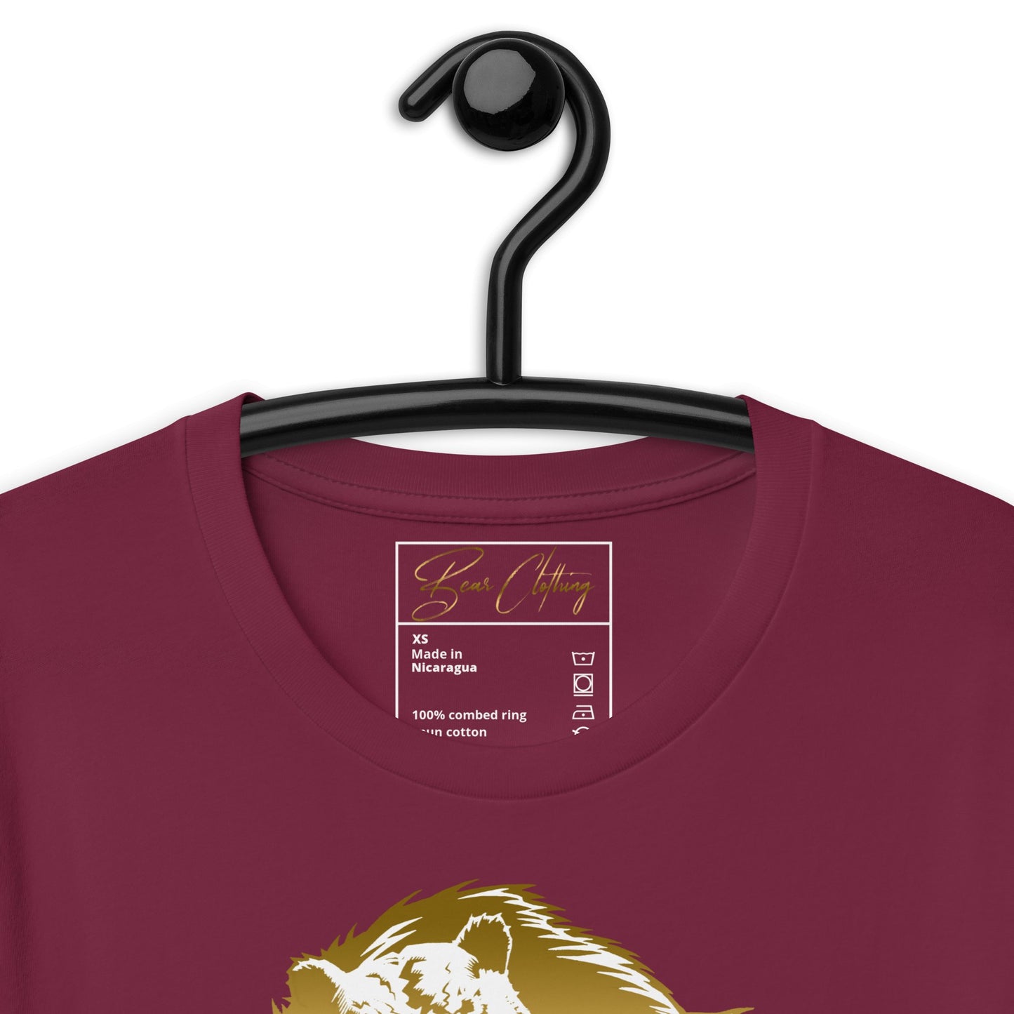 25$ Gold Print Bear Strong Men's T-Shirt