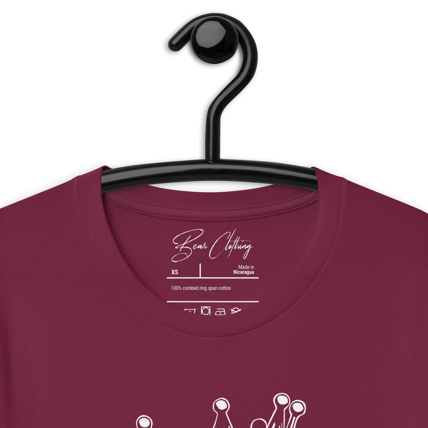 White Bear with Crown Print Tee - Bearclothing