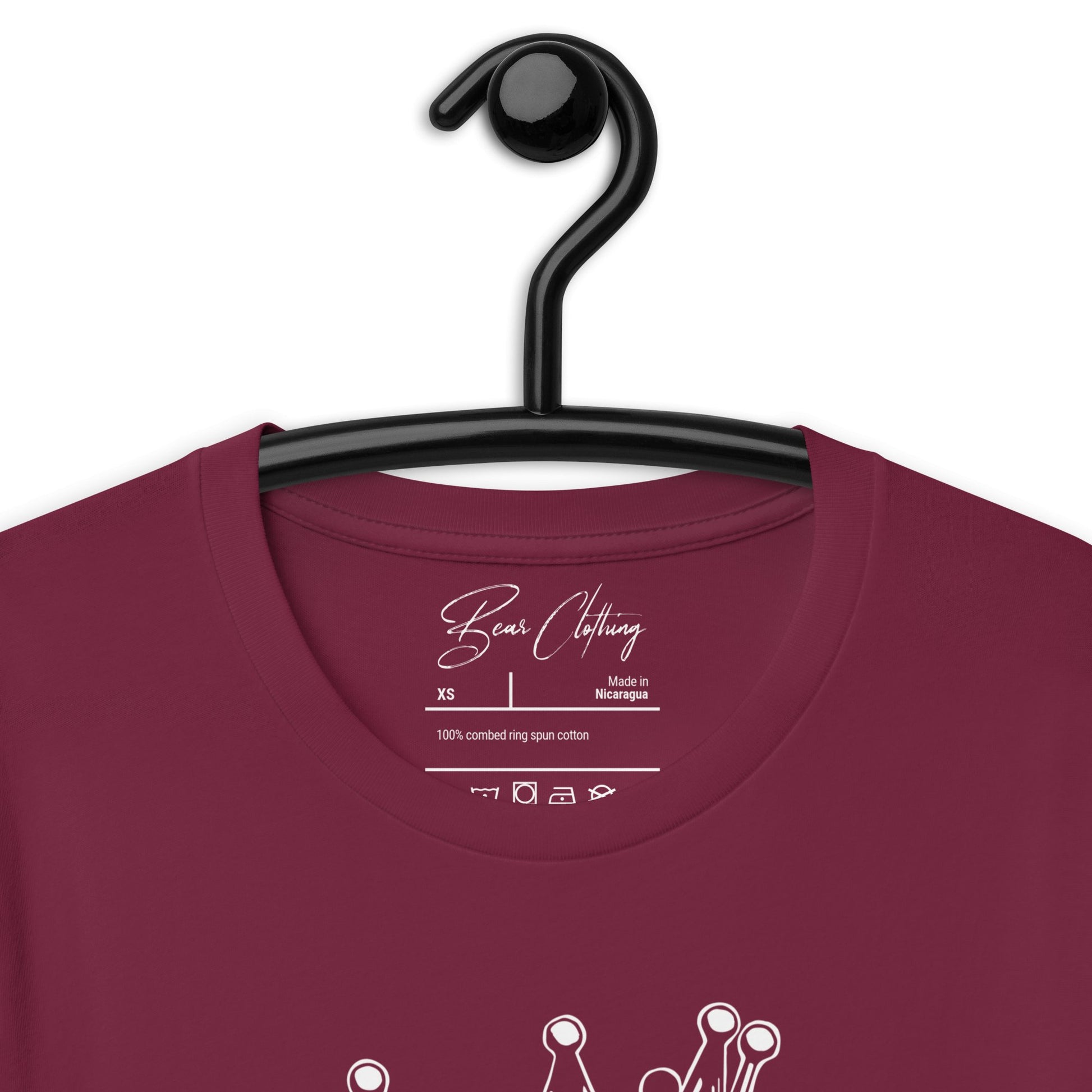 White Bear with Crown Print Tee - Bearclothing