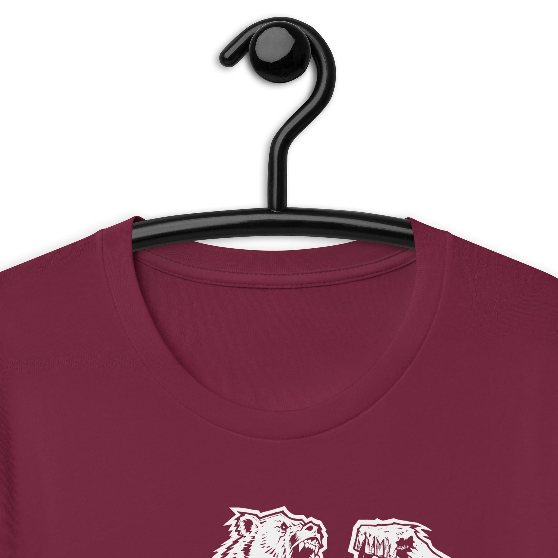 White Print Bear Strong Premium Tee' - Bearclothing