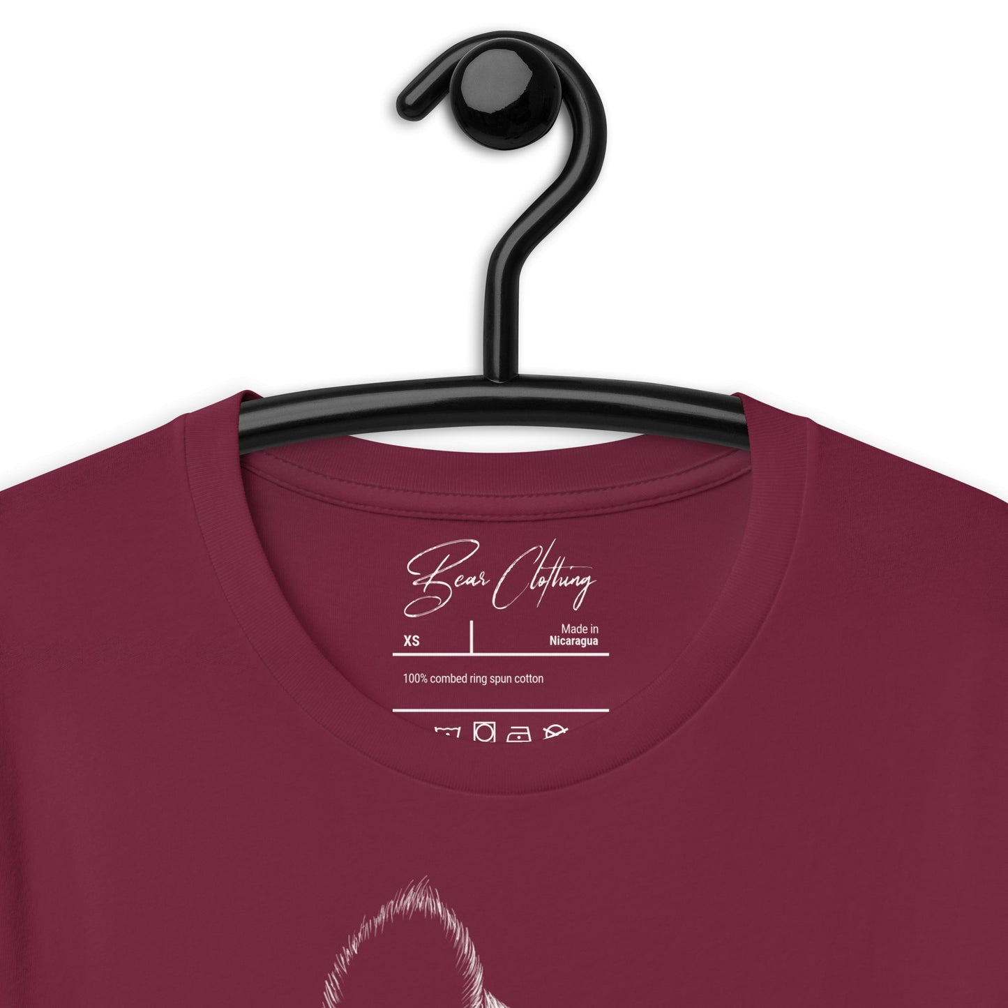Exclusive White Print Bear Tee