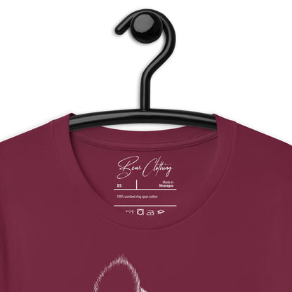 Exclusive White Print Bear Tee