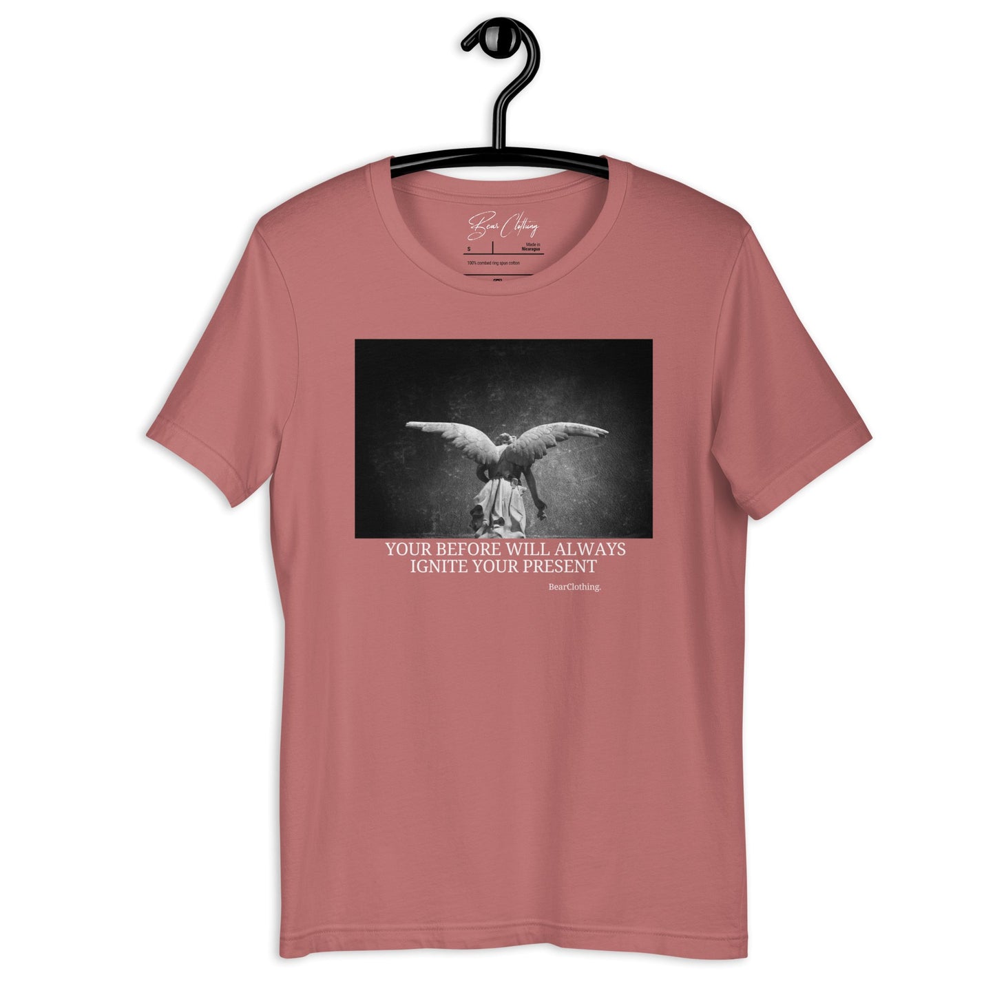 Exclusive White Print Box Angel Tee