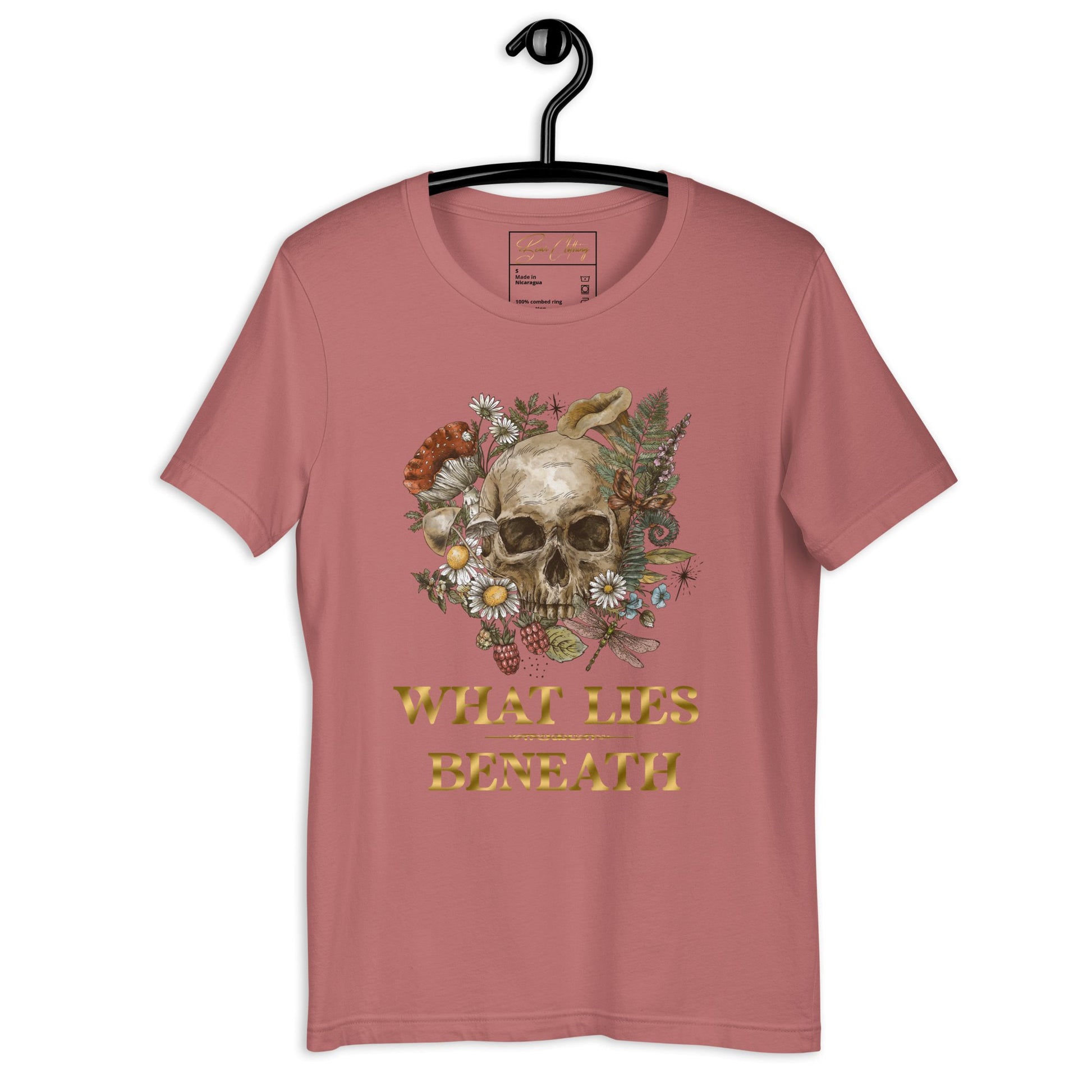 What Lies Beneath Skull Premium Tee - Bearclothing