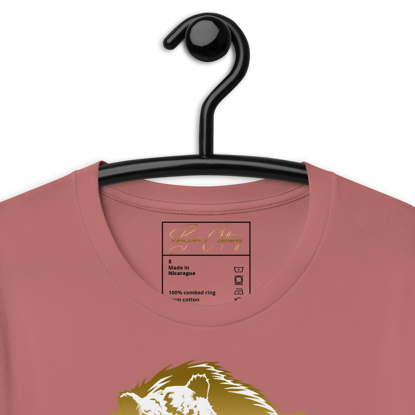 25$ Gold Print Bear Strong Men's T-Shirt