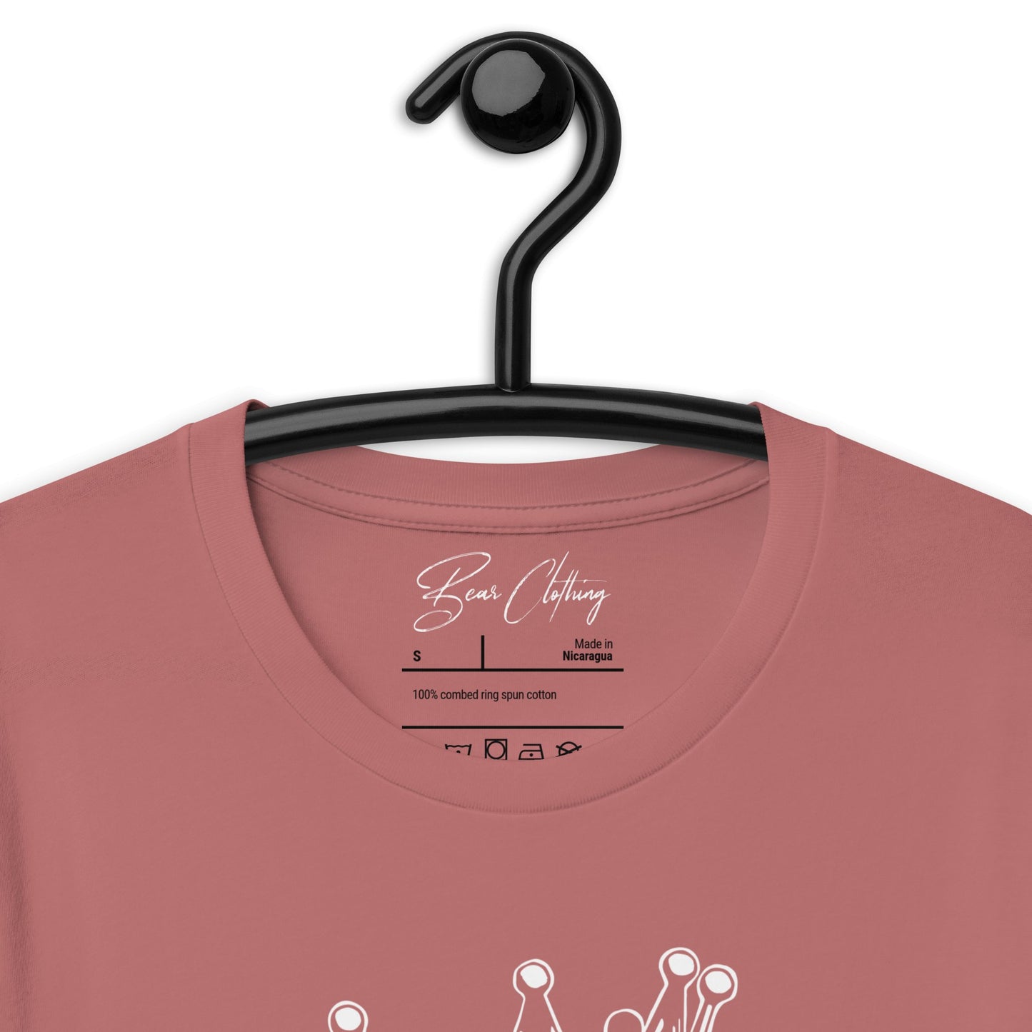 White Bear with Crown Print Tee - Bearclothing