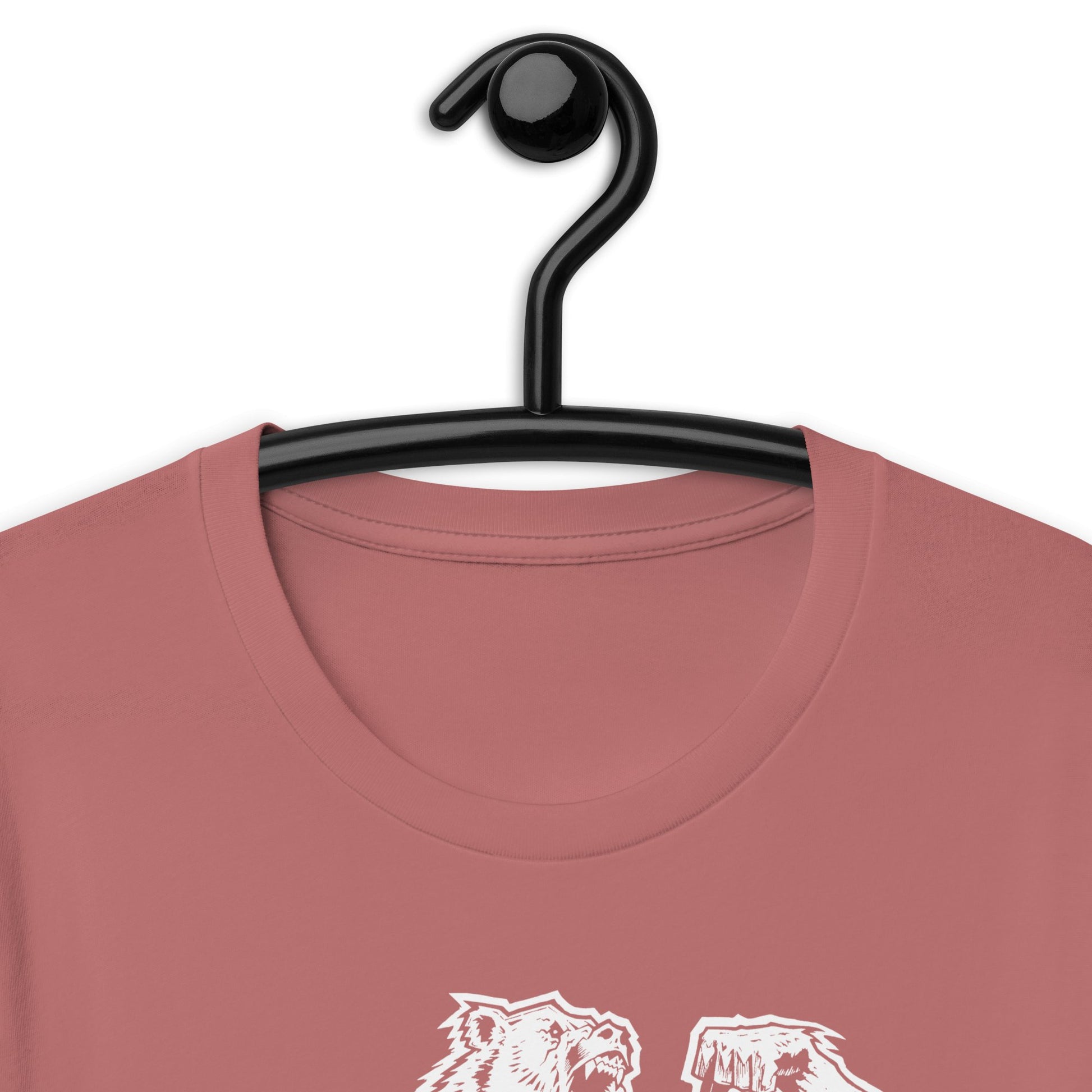 White Print Bear Strong Premium Tee' - Bearclothing