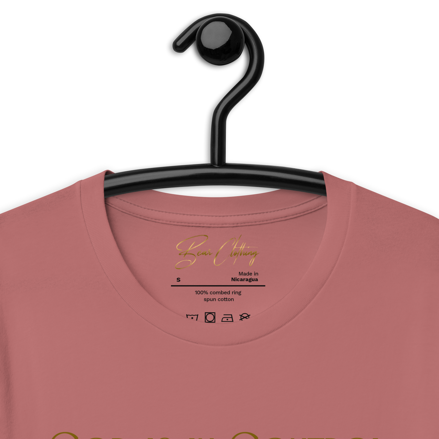 Gold Print Just God! Premium Tee