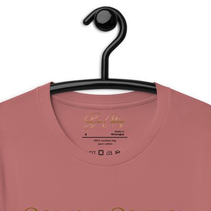 Gold Print Just God! Premium Tee