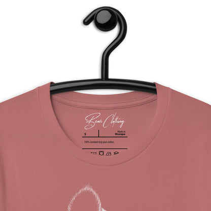 Exclusive White Print Bear Tee