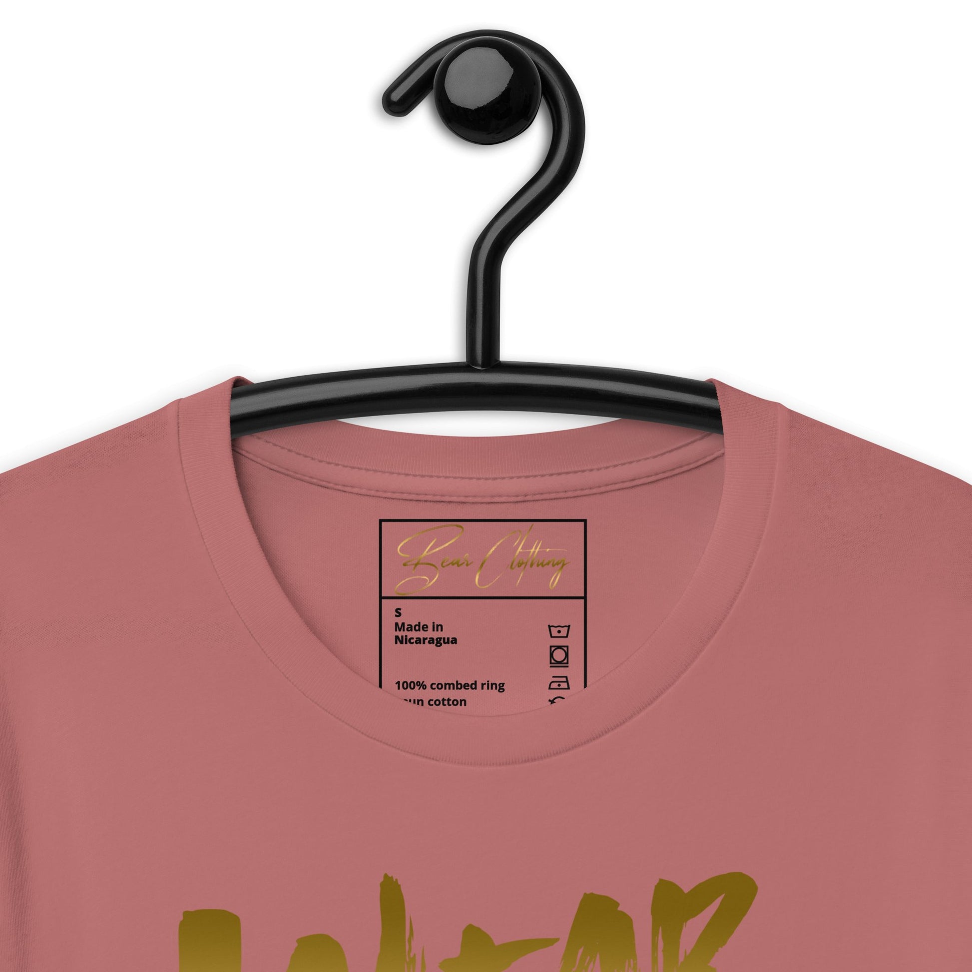 Gold Print Wear Your Worth Premium Tee - Bearclothing