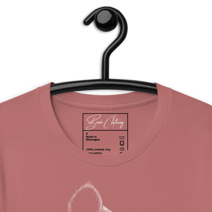 25$ unisex Exclusive White Bear Print Women Tee