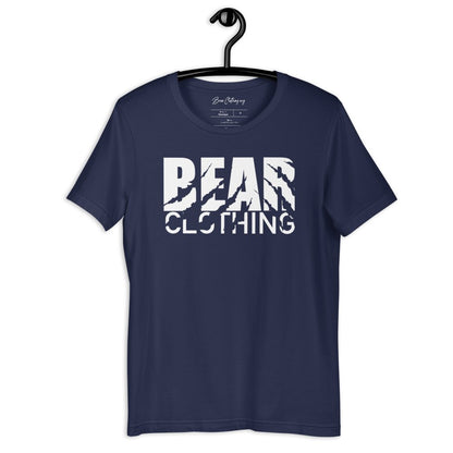 White Print Bear Claw Signature Short-sleeve t-shirt' - Bearclothing