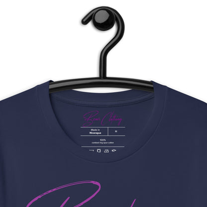 Purple Print Stronger than your excuses tee! - Bearclothing