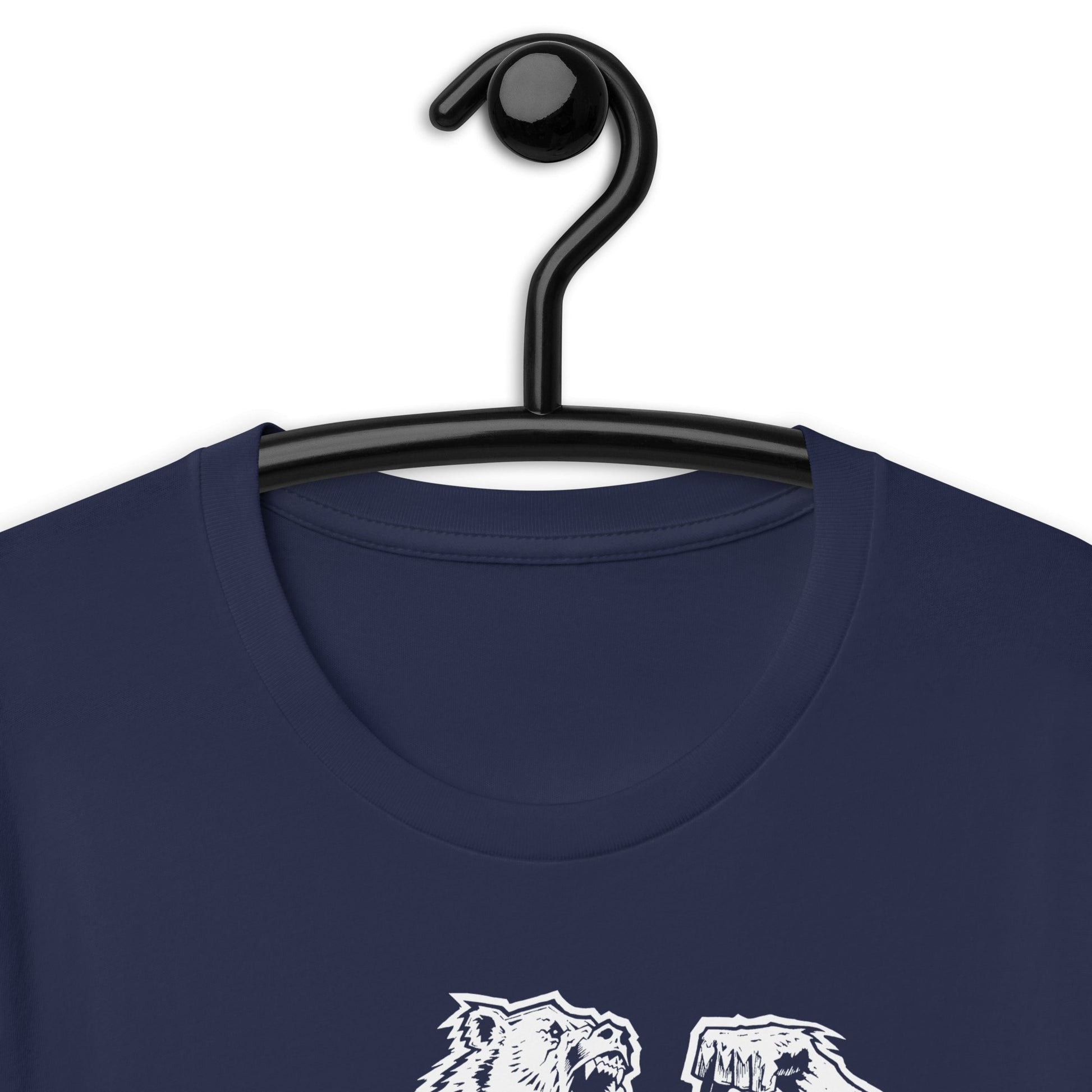 White Print Bear Strong Premium Tee' - Bearclothing