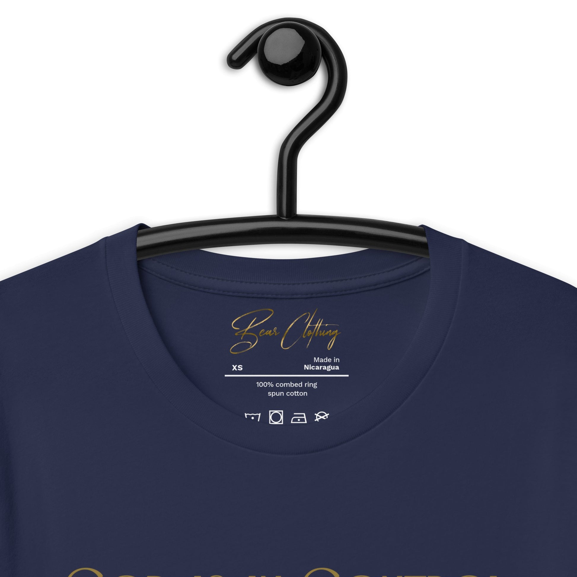 Gold Print Just God! Premium Tee - Bearclothing