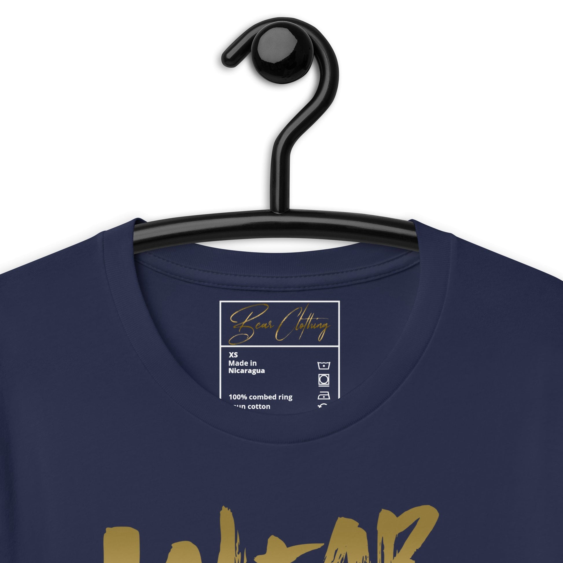 Gold Print Wear Your Worth Premium Tee - Bearclothing