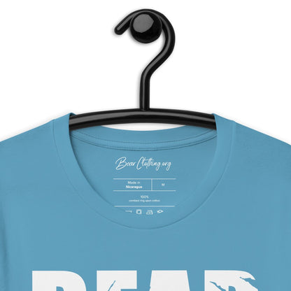 White Print Bear Claw Signature Short-sleeve t-shirt' - Bearclothing