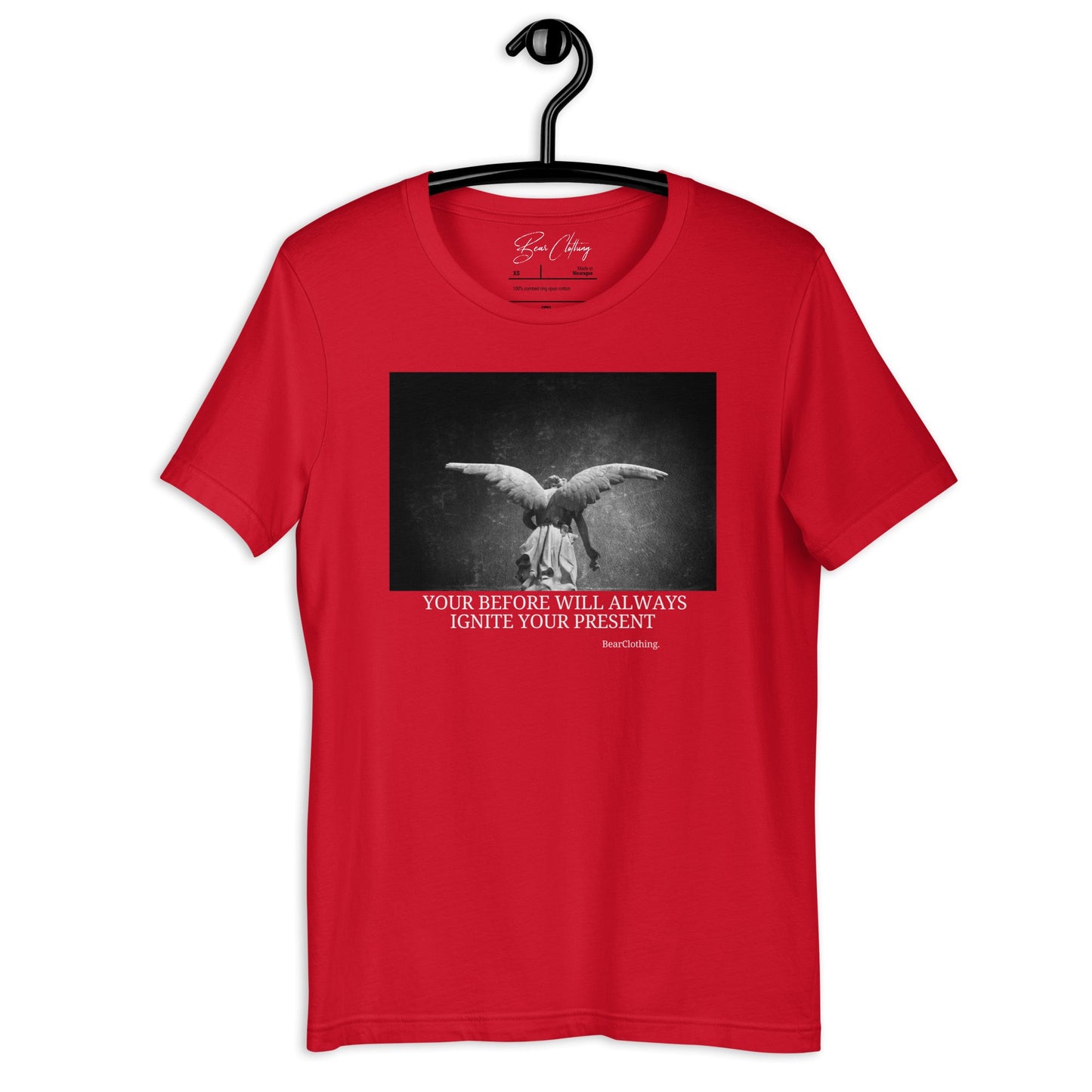 Exclusive White Print Box Angel Tee