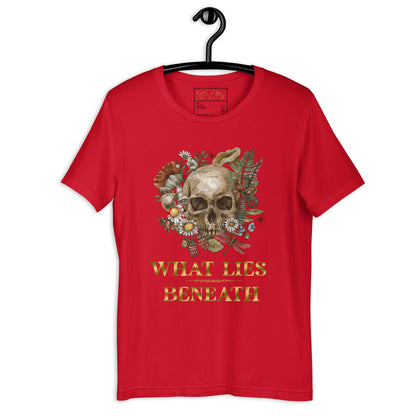 What Lies Beneath Skull Premium Tee - Bearclothing