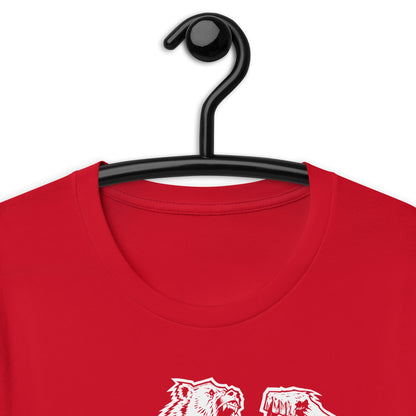 White Print Bear Strong Premium Tee' - Bearclothing