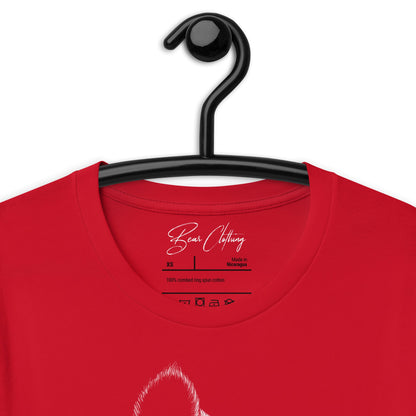 Exclusive White Print Bear Tee