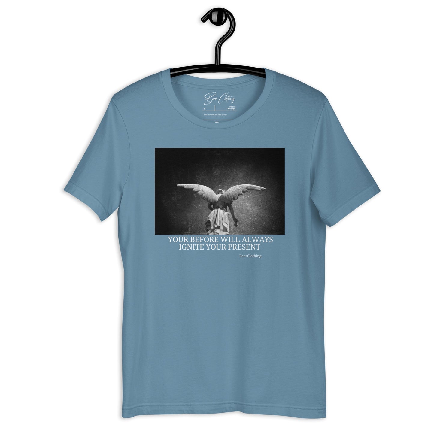 Exclusive White Print Box Angel Tee