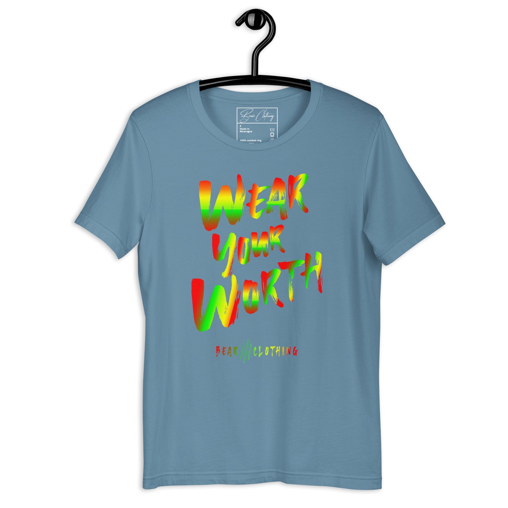 Jamaica Print Wear Your Worth Premium Tee - Bearclothing