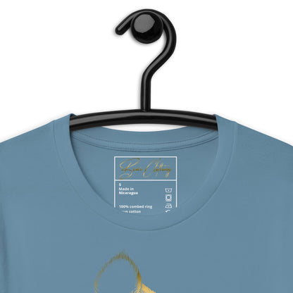 Exclusive Bear Print Unisex t-shirt Gold