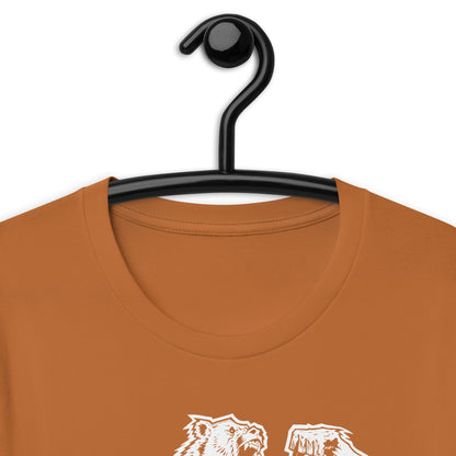 White Print Bear Strong Premium Tee' - Bearclothing